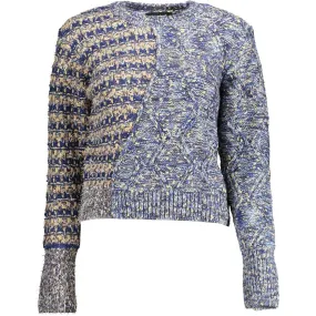 Desigual Blue Polyamide Women Sweater