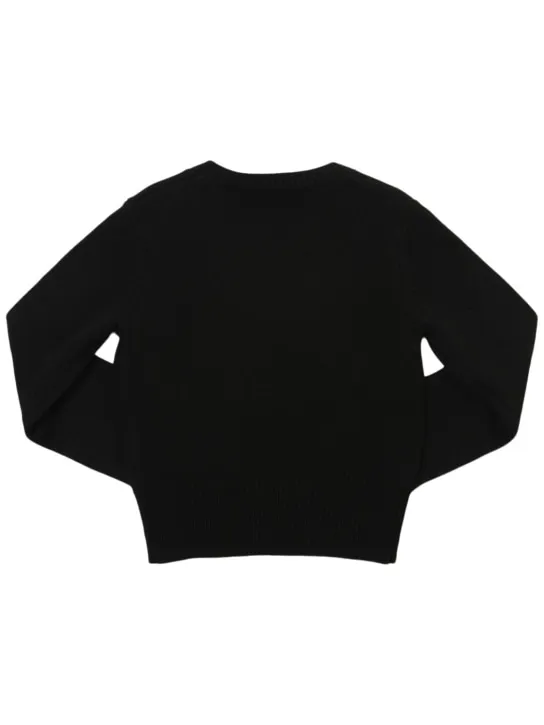Diesel Kids   Wool blend knit sweater w/logo 