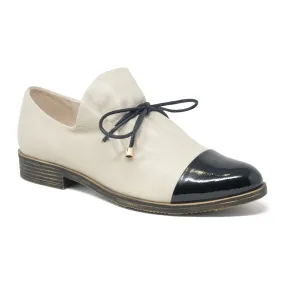 Django & Juliette Kotty Slip On (Women) - Black Patent/Almond Leather