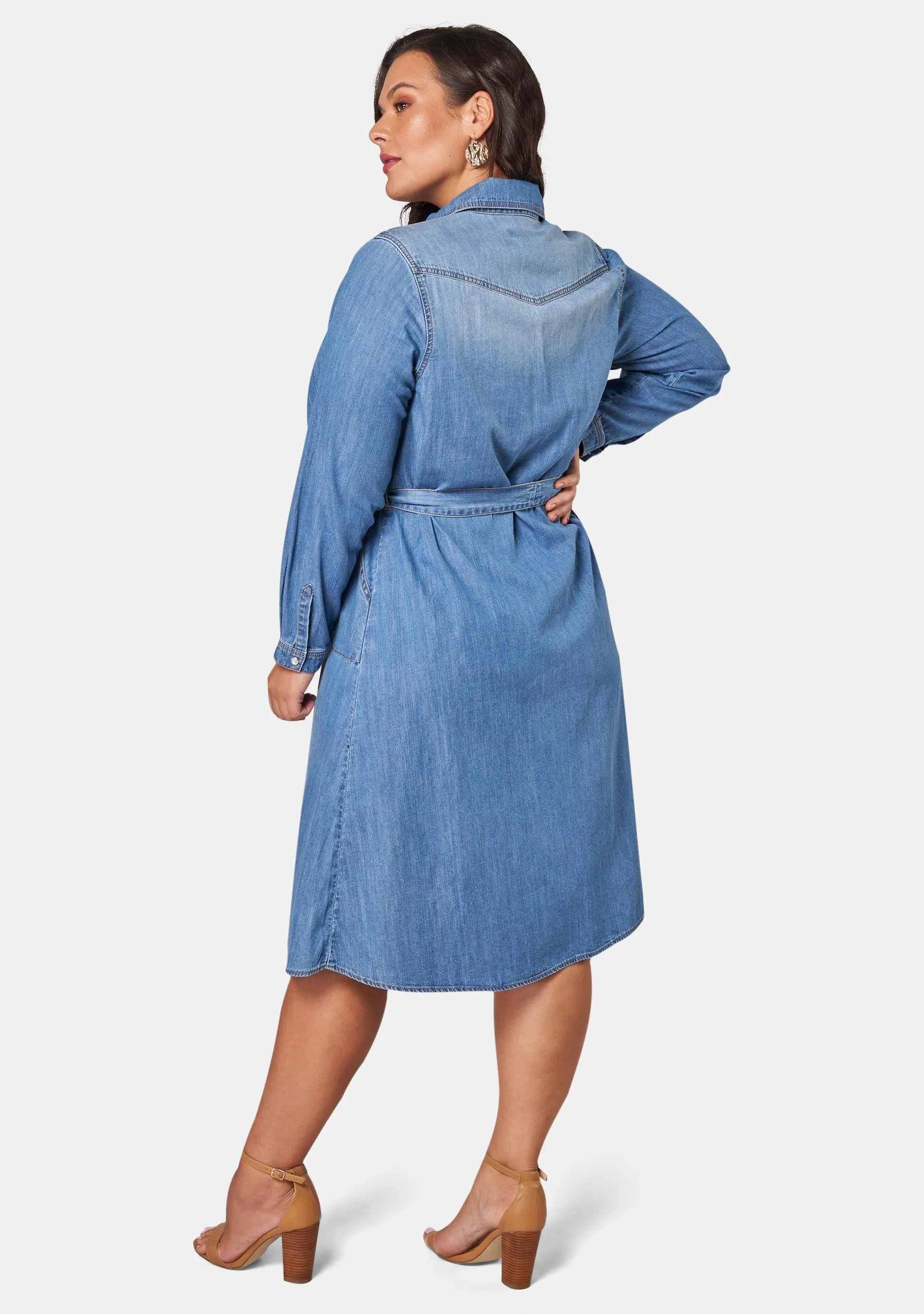 Dolly Denim Shirt Dress