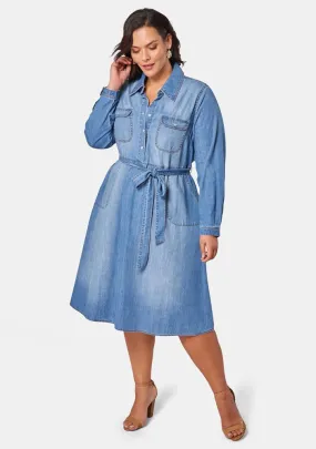 Dolly Denim Shirt Dress