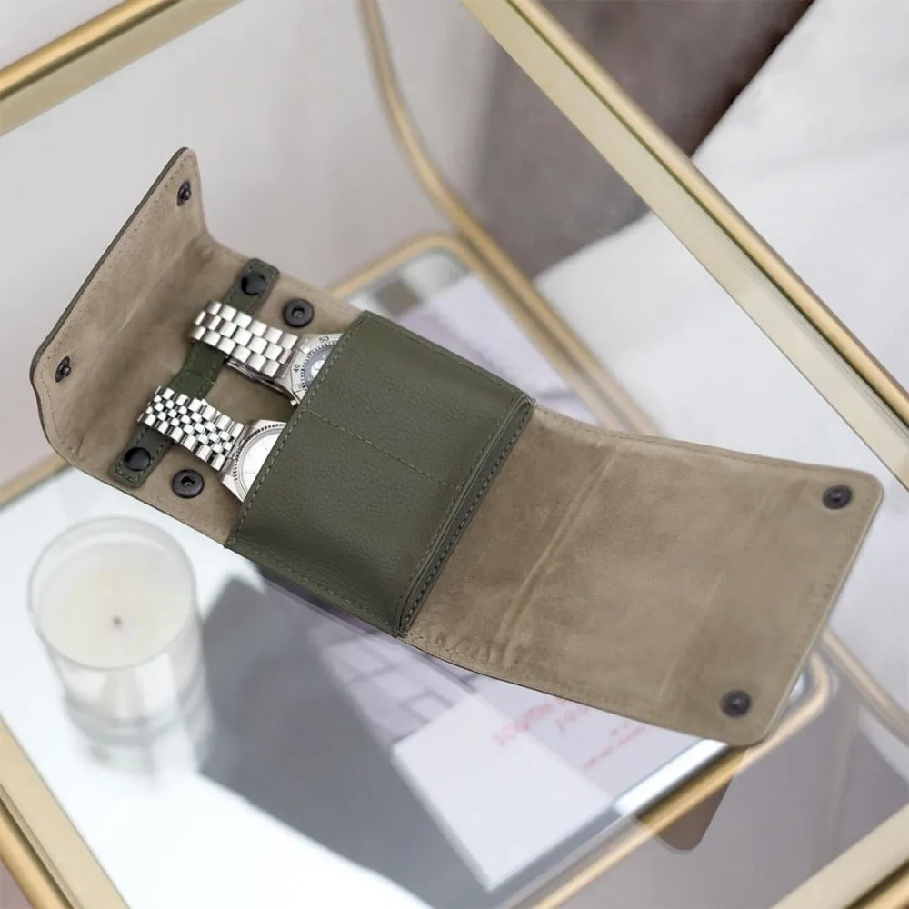 Double Watch Wrap - Olive Green - 74575