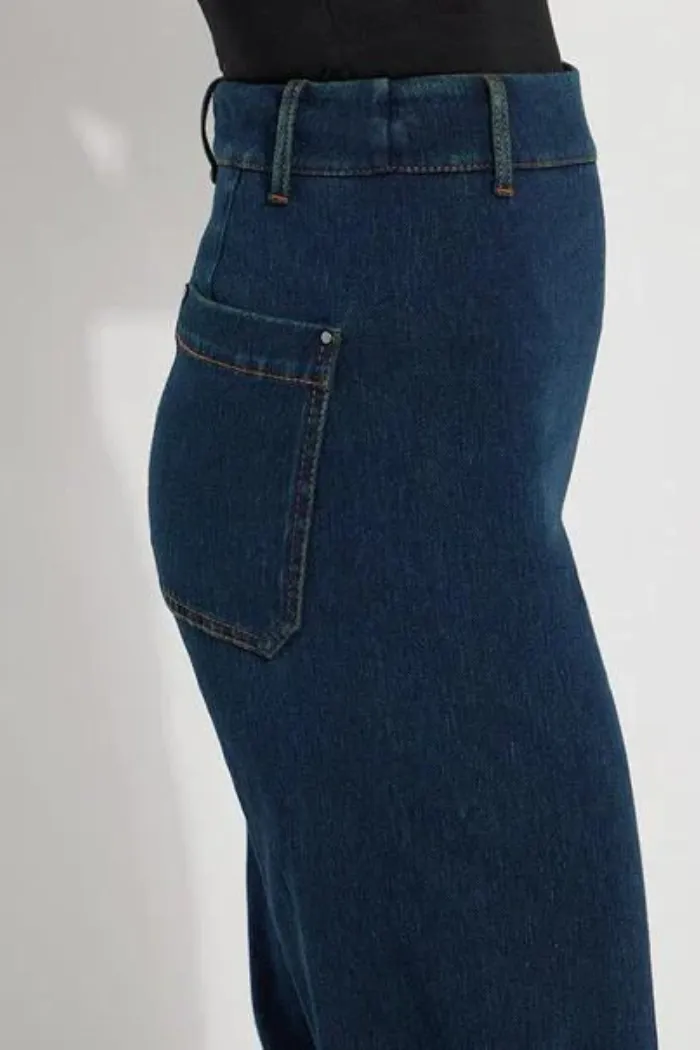 Erin Wide Leg Denim - Indigo