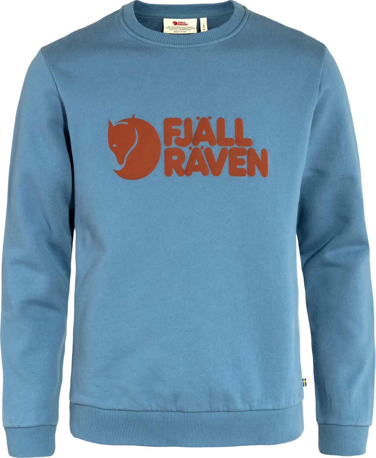 Fjällräven Men&#x27;s Fjällräven Logo Sweater Dawn Blue | Buy Fjällräven Men&#x27;s Fjällräven Logo Sweater Dawn Blue here | Outnorth