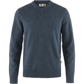 Fjällräven Men&#x27;s Övik V-neck Sweater Navy | Buy Fjällräven Men&#x27;s Övik V-neck Sweater Navy here | Outnorth