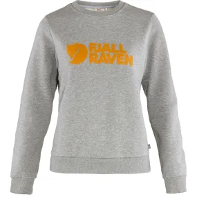 Fjällräven Women&#x27;s Fjällräven Logo Sweater Grey Melange | Buy Fjällräven Women&#x27;s Fjällräven Logo Sweater Grey Melange here | Outnorth