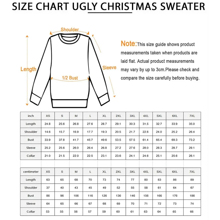 Funny Reindeer Couple Ugly Christmas Sweater Christmas Gift Anniversary Sweater