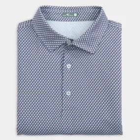 Geo Box Printed Performance Polo