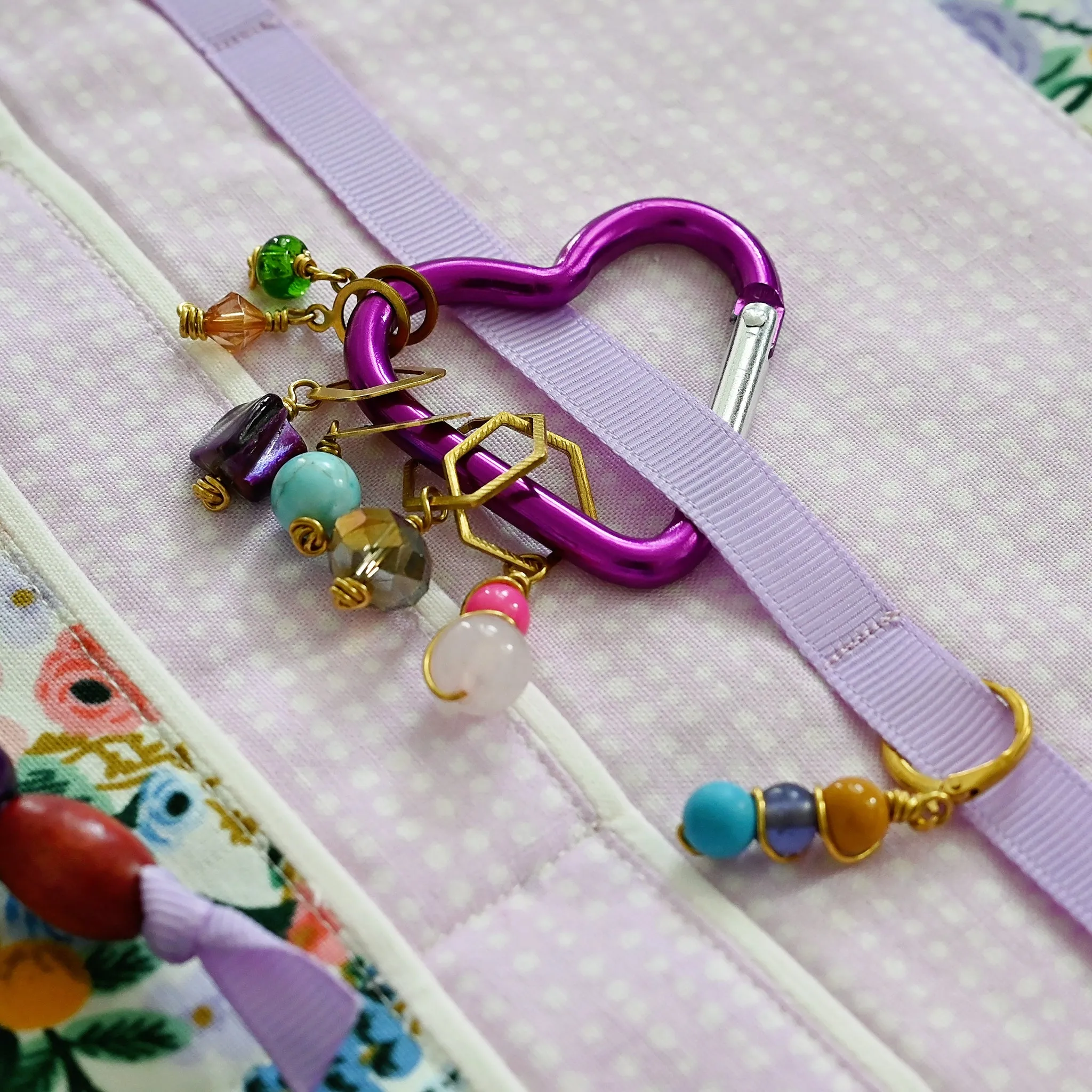 Get It Together Wrap in Mauve Garden Party  - A Collaboration with Mable and Rose Handmade
