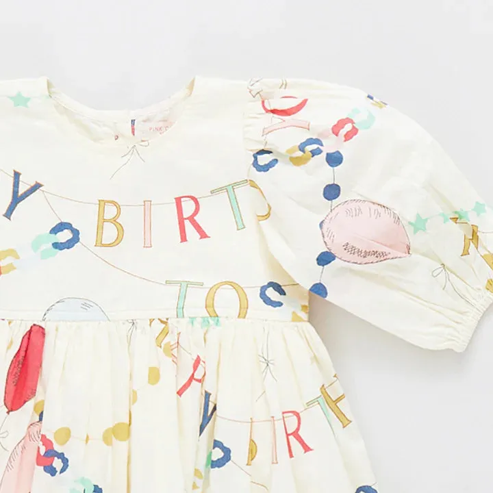 Girls Brooke Dress - Birthday Garland
