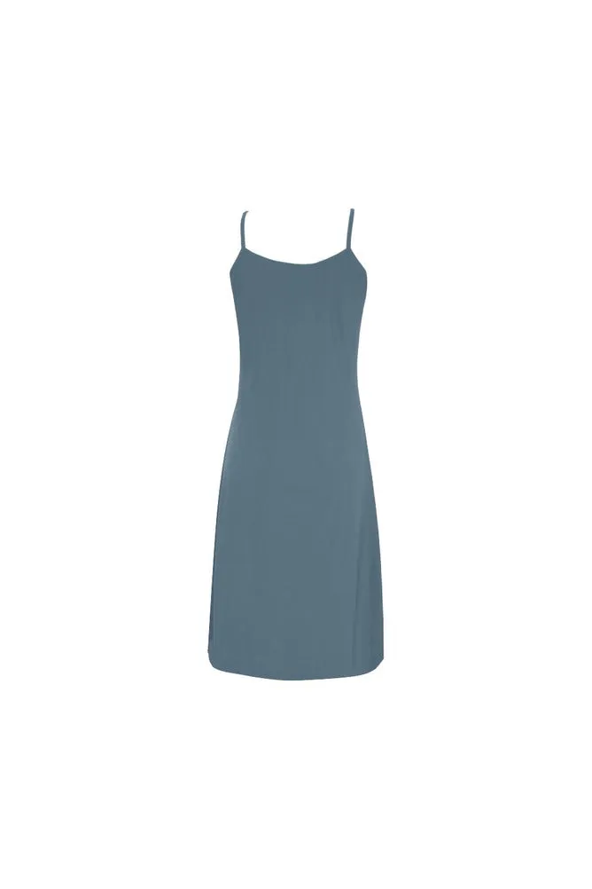 Gray D05 FRONT Alcestis Slip Dress (Model D05)