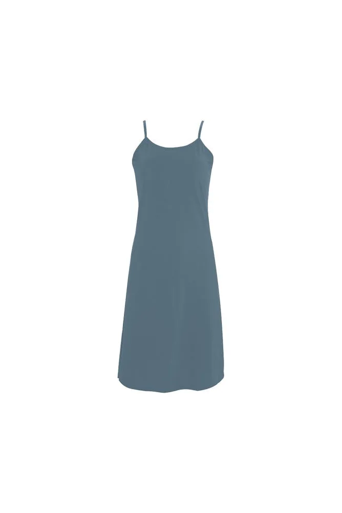 Gray D05 FRONT Alcestis Slip Dress (Model D05)