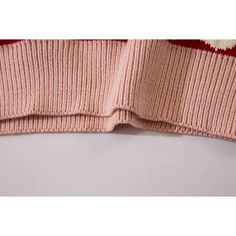 Harajuku Pullover Vivid Heart Sweater - Express Your Sweet Side