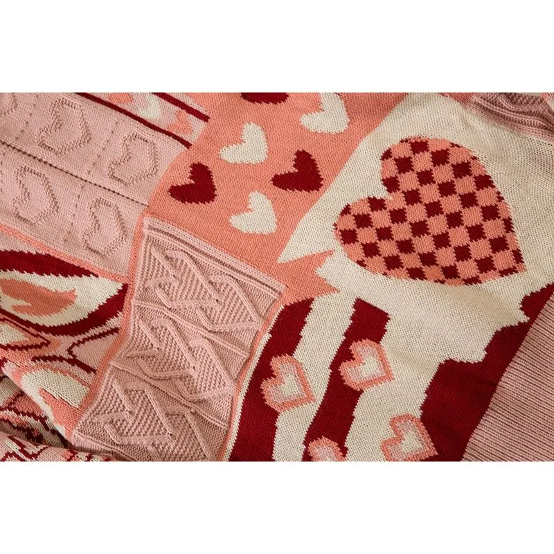 Harajuku Pullover Vivid Heart Sweater - Express Your Sweet Side