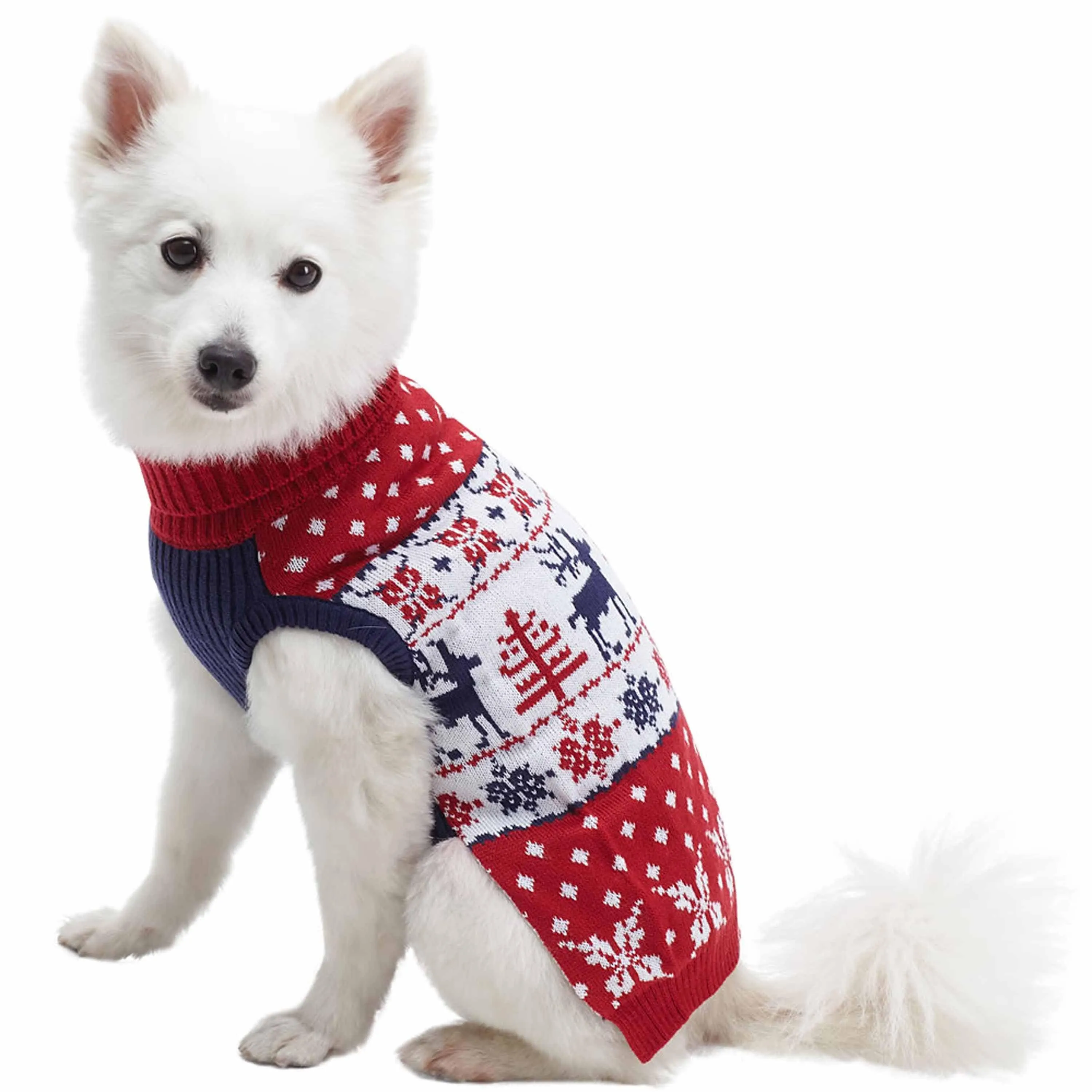 Holiday Family Matching Sweater in Tango Red