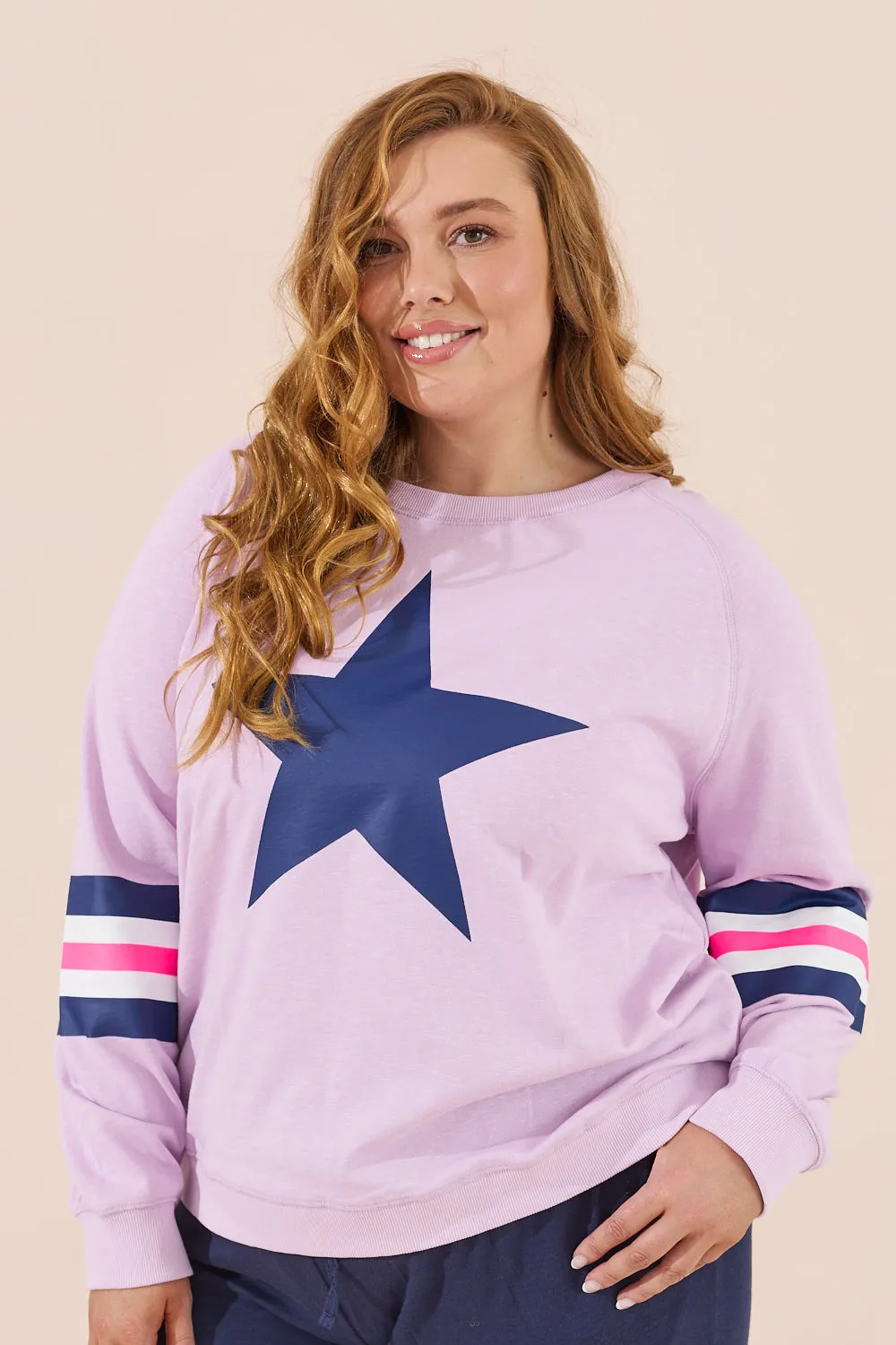 HOLIDAY SWEATER - LILAC