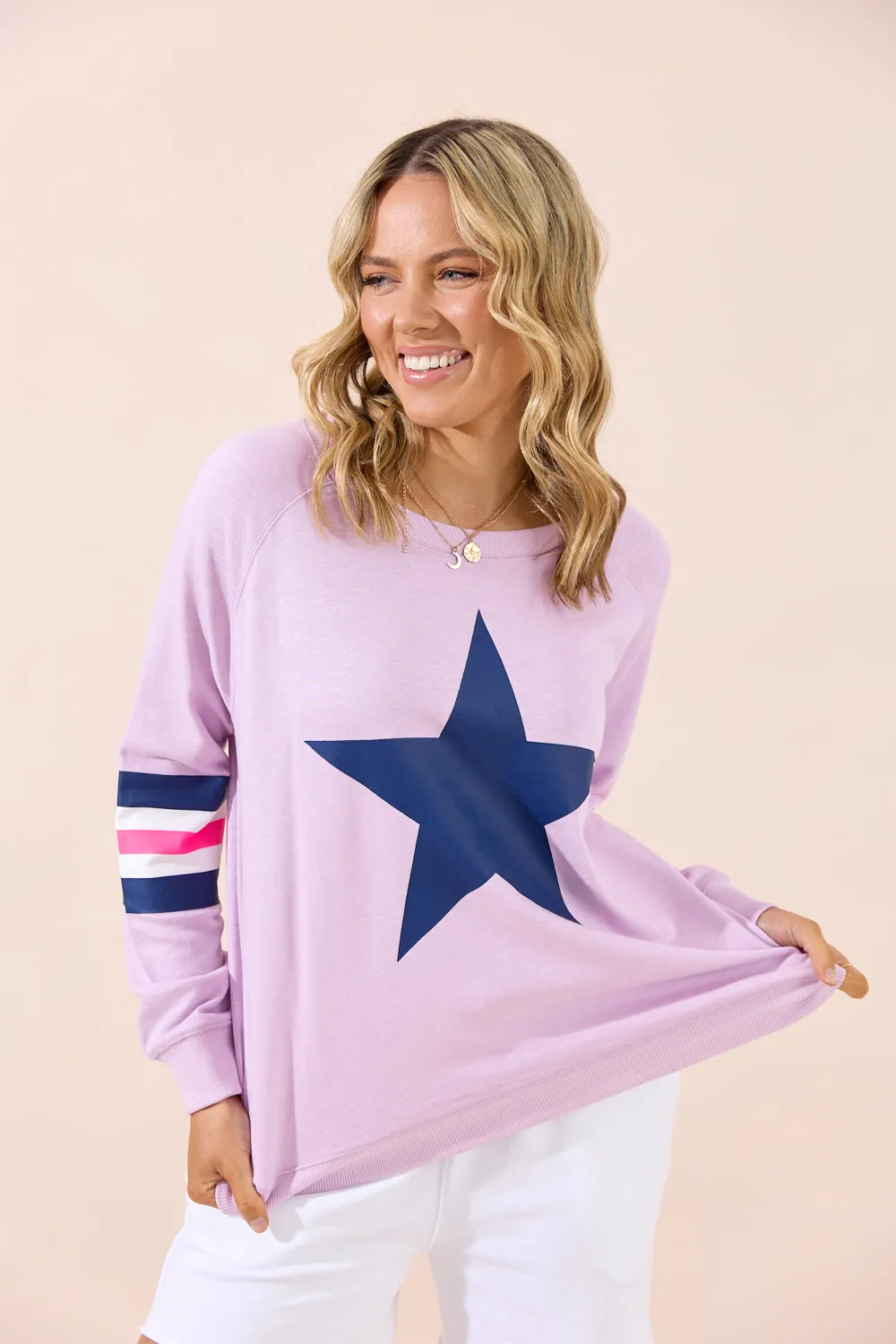 HOLIDAY SWEATER - LILAC