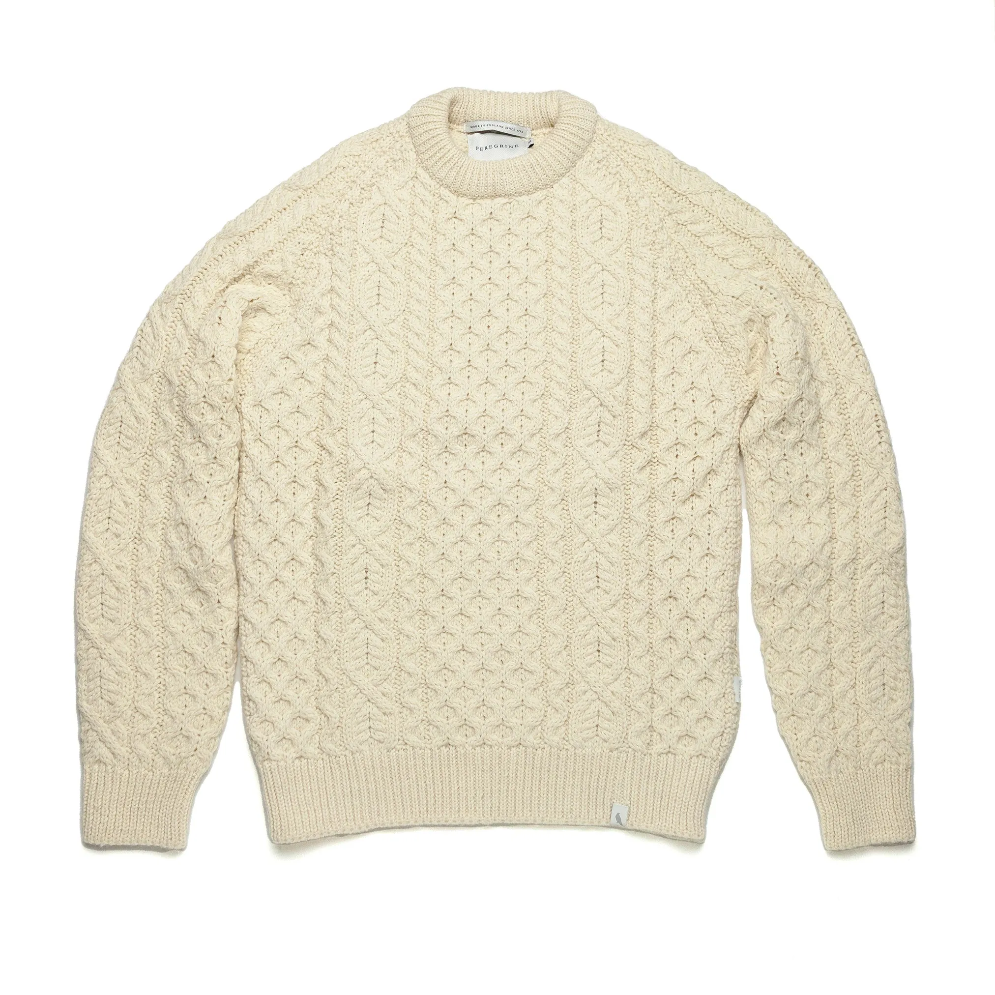Hudson Aran Jumper in Ecru