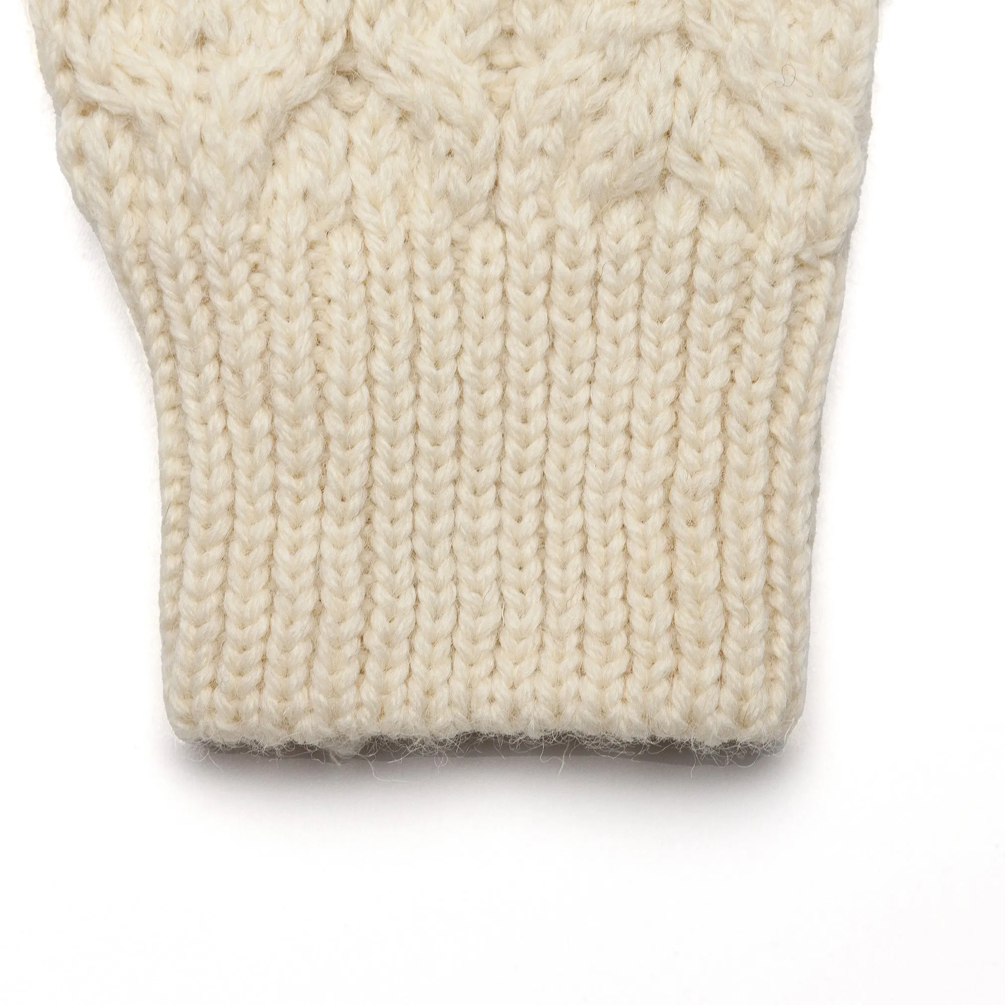 Hudson Aran Jumper in Ecru