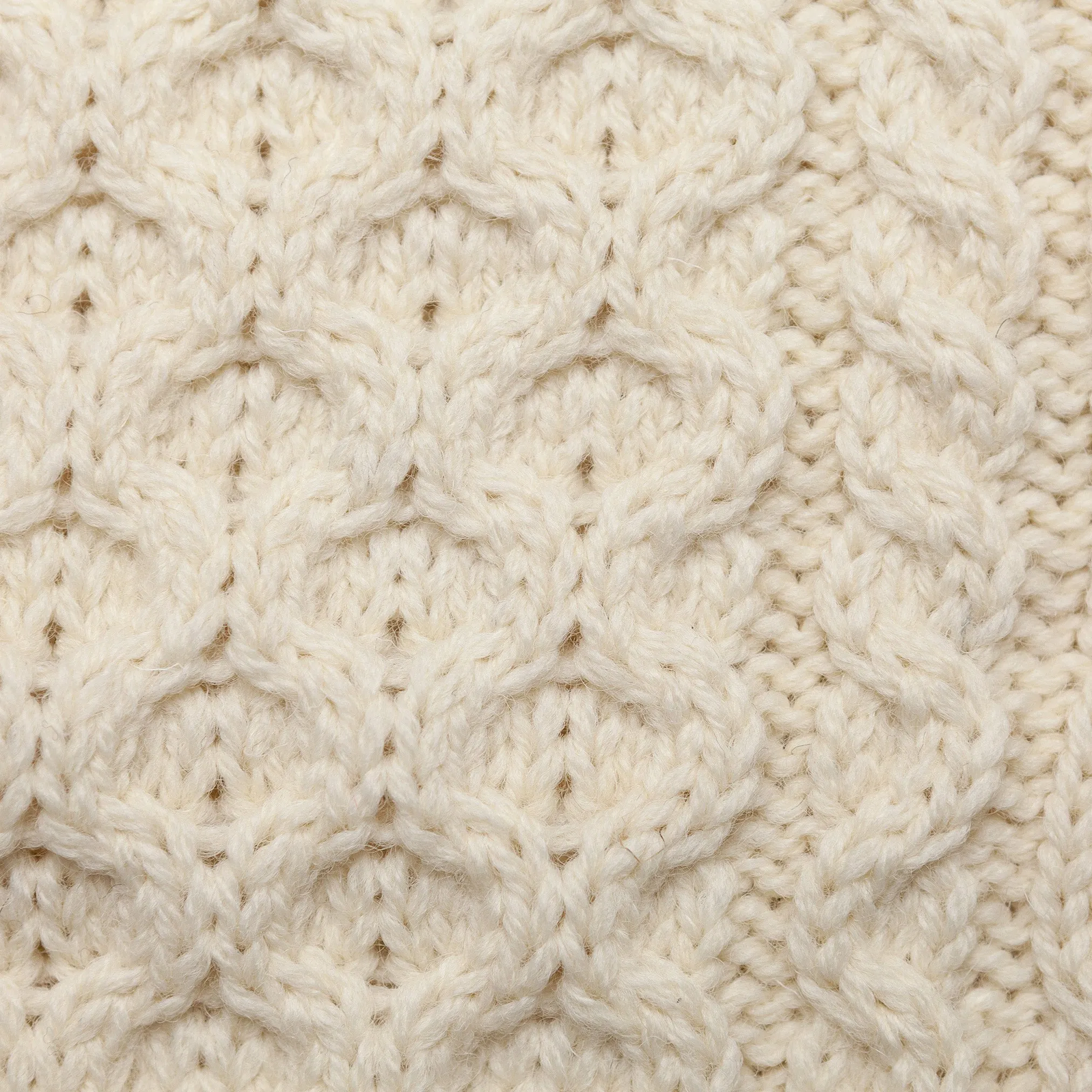 Hudson Aran Jumper in Ecru