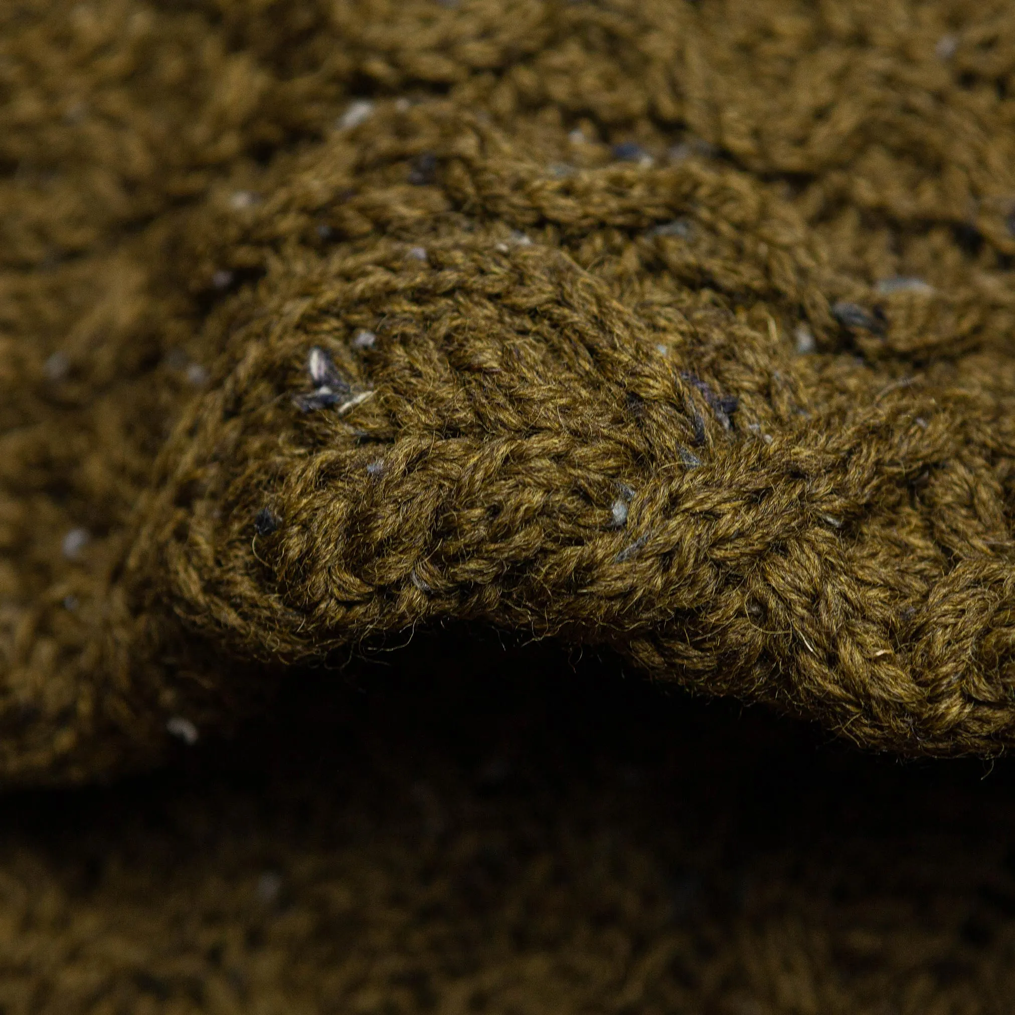 Hudson Aran Jumper in Khaki