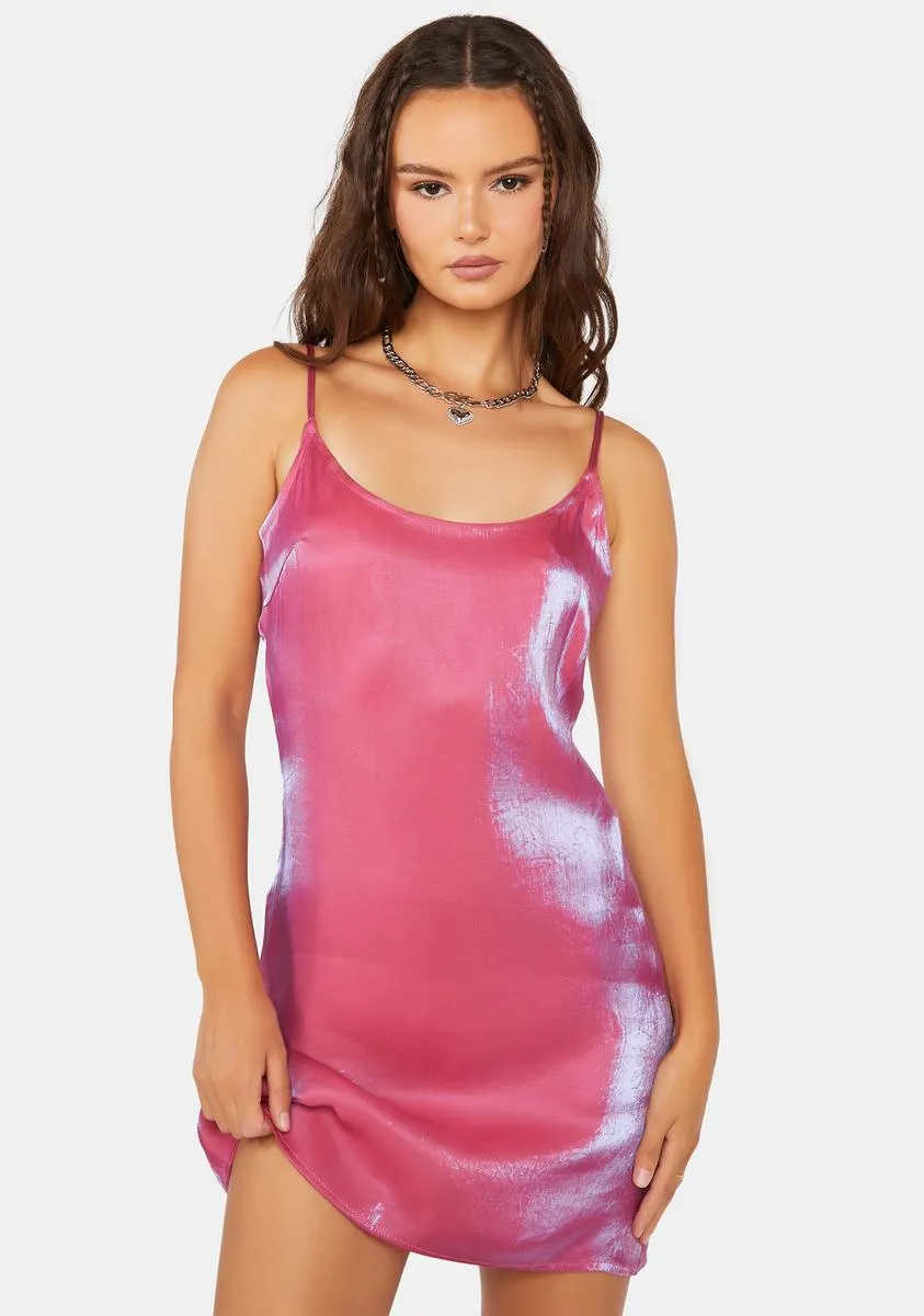 Iridescent Cami Mini Dress