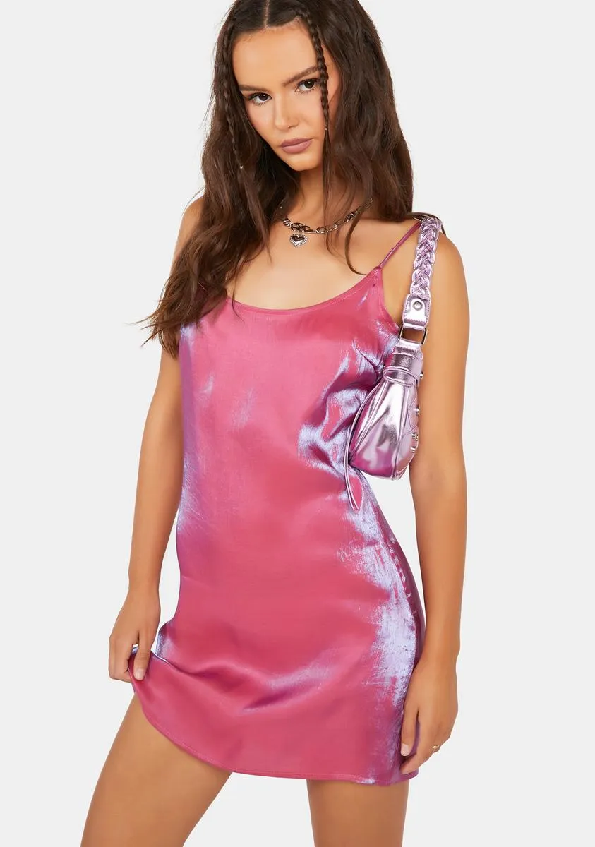 Iridescent Cami Mini Dress