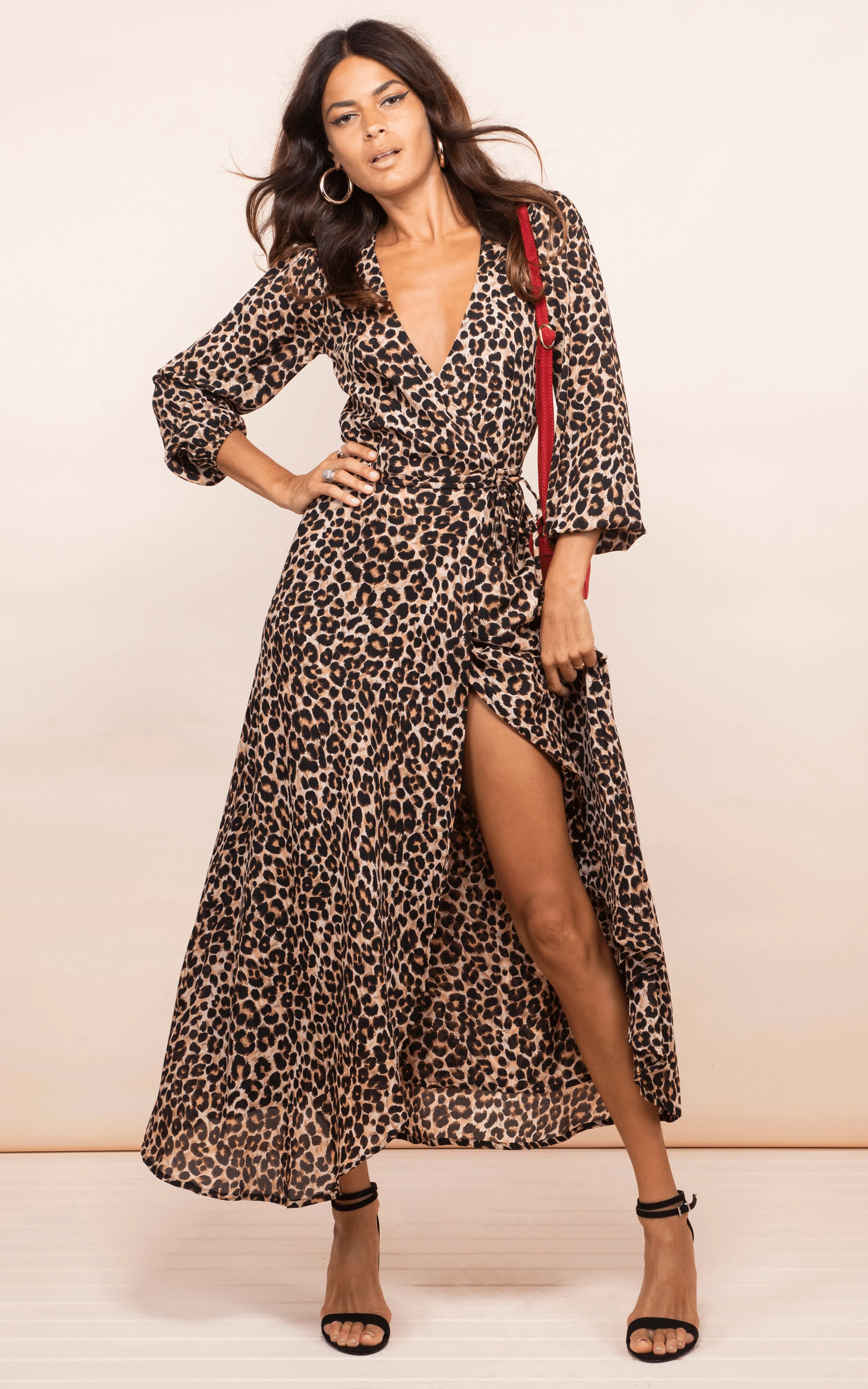 Jagger Maxi Dress In Rich Leopard