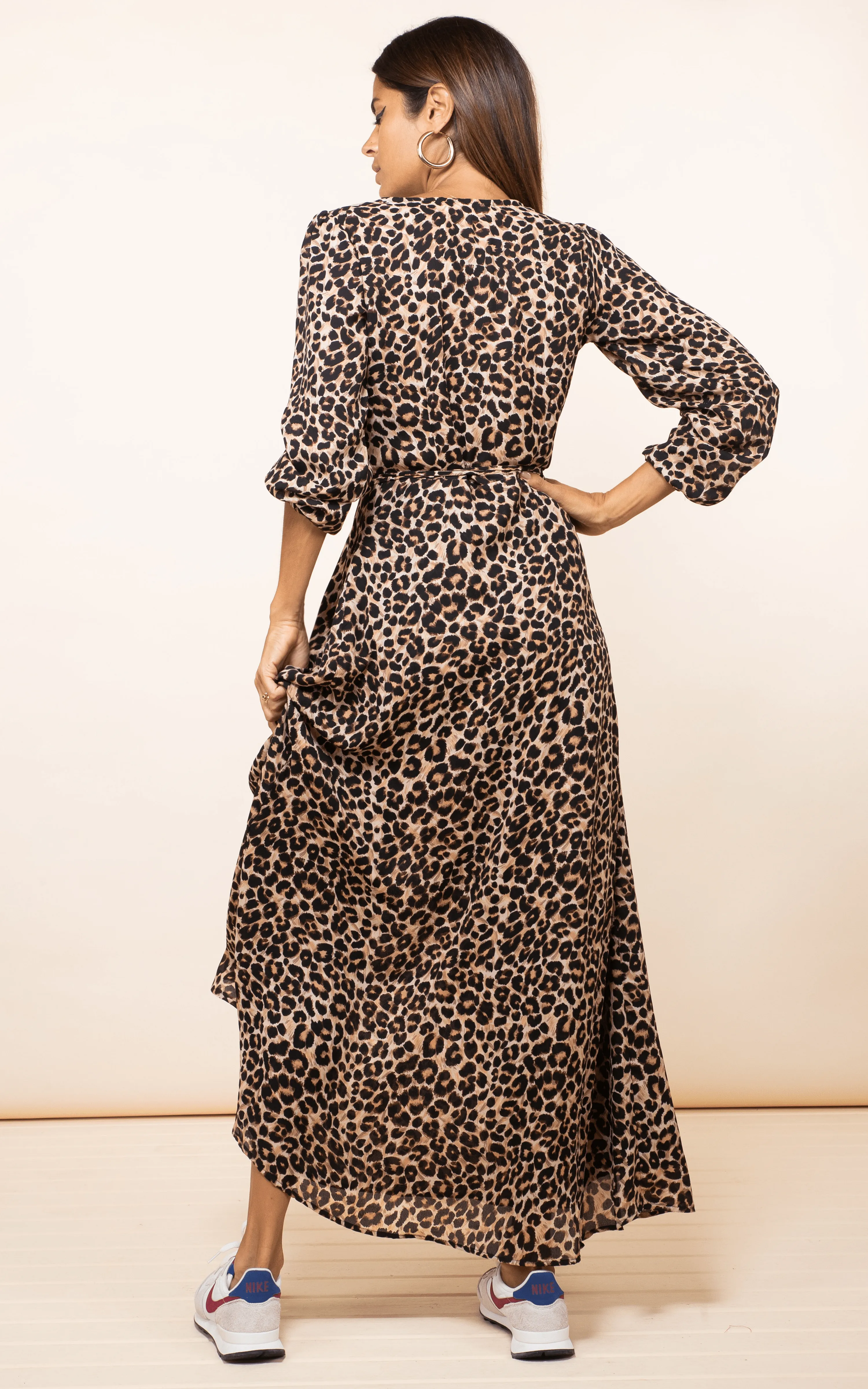 Jagger Maxi Dress In Rich Leopard