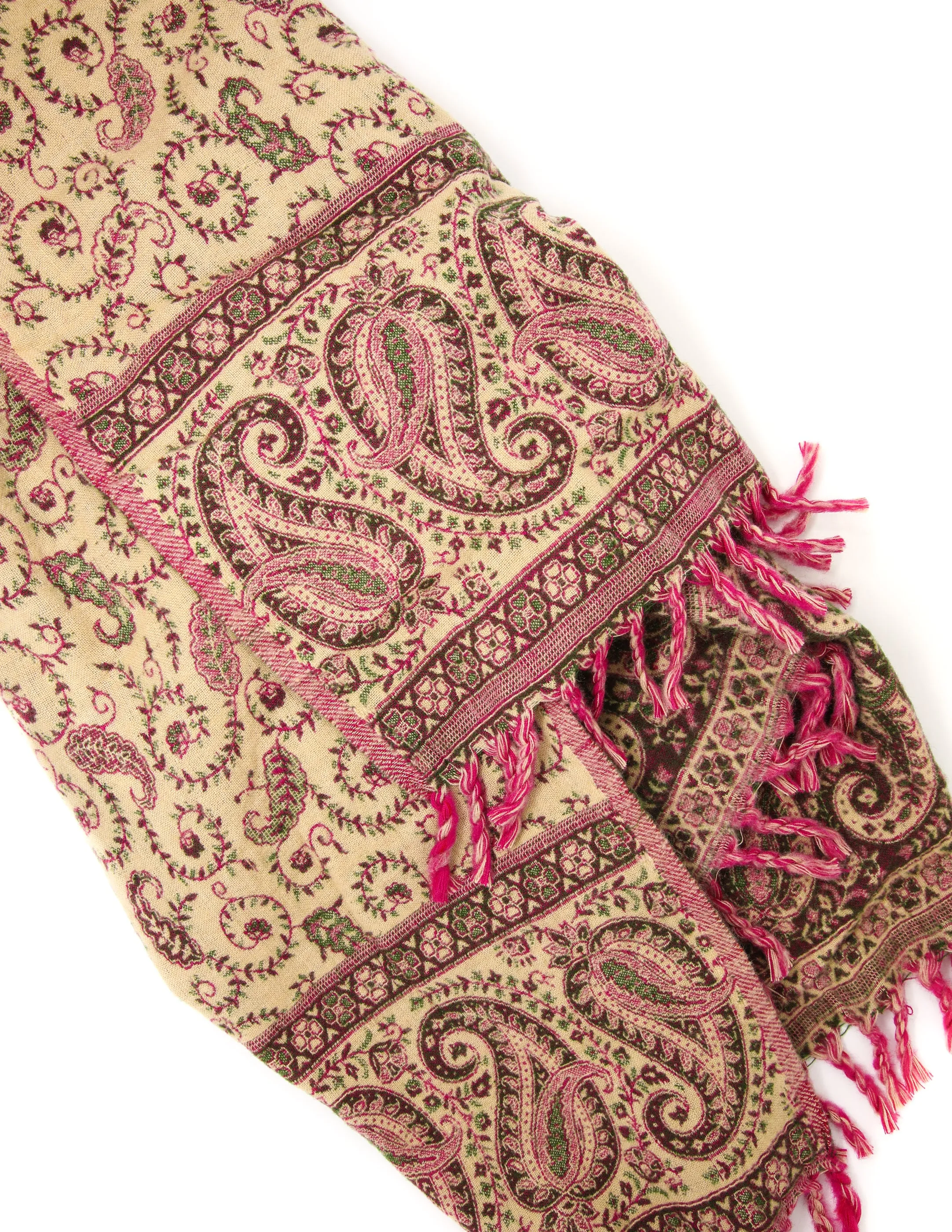 Keira Cream Tibet Shawl
