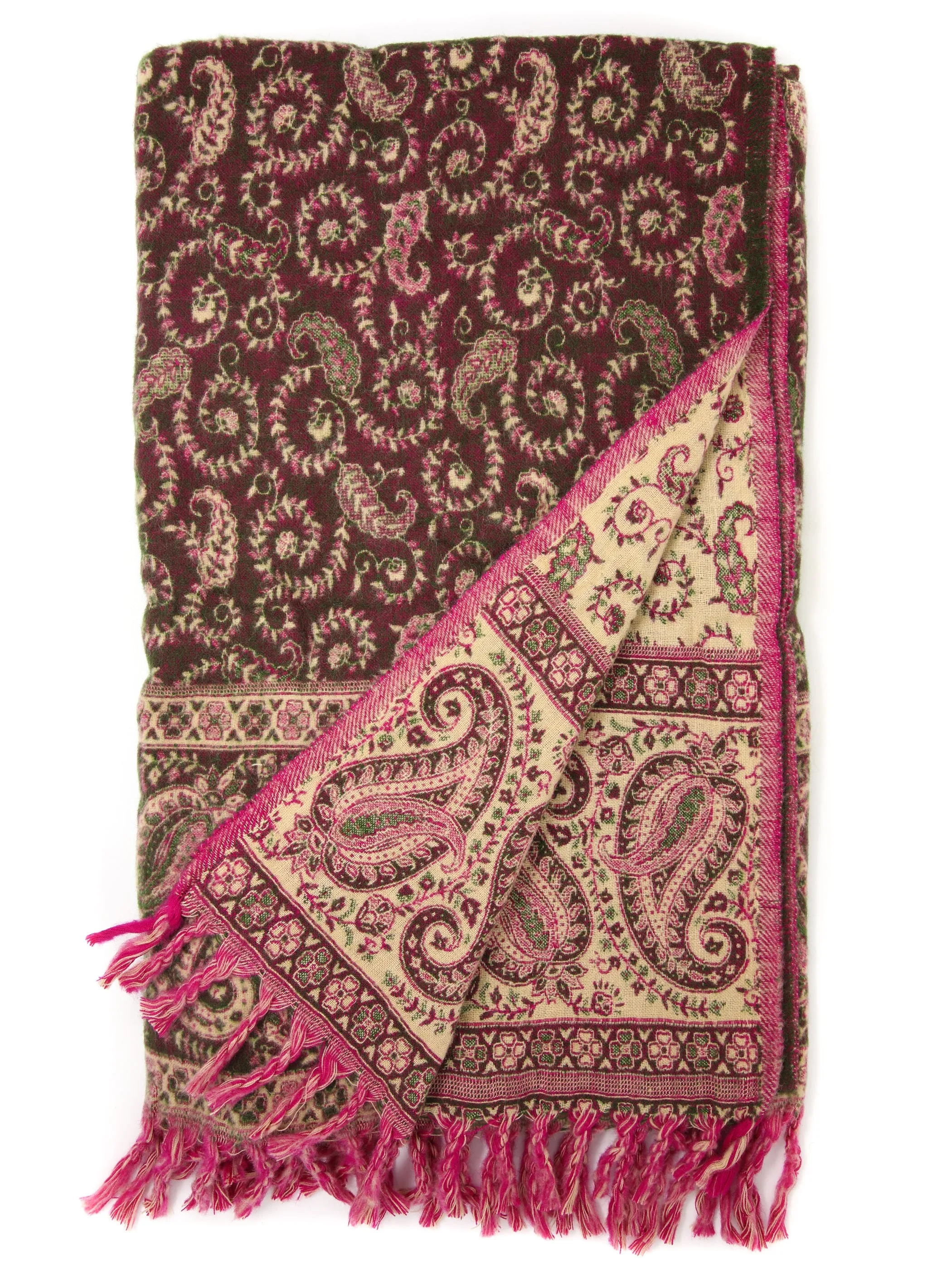 Keira Cream Tibet Shawl