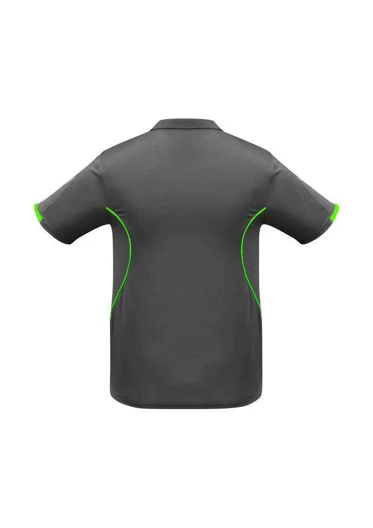 Kids Razor Polo Grey/Fluro Lime