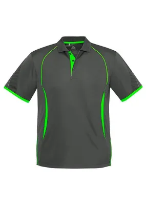 Kids Razor Polo Grey/Fluro Lime