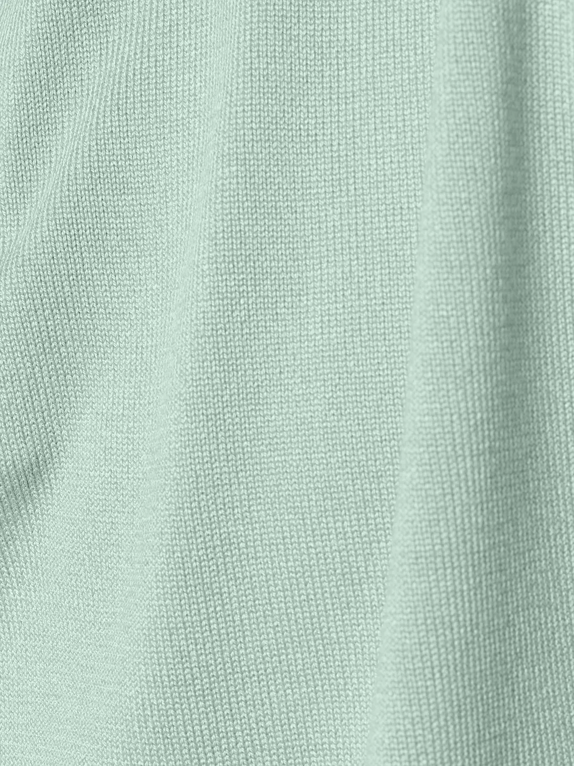 Knitted short sleeved polo viscose mix | Mint