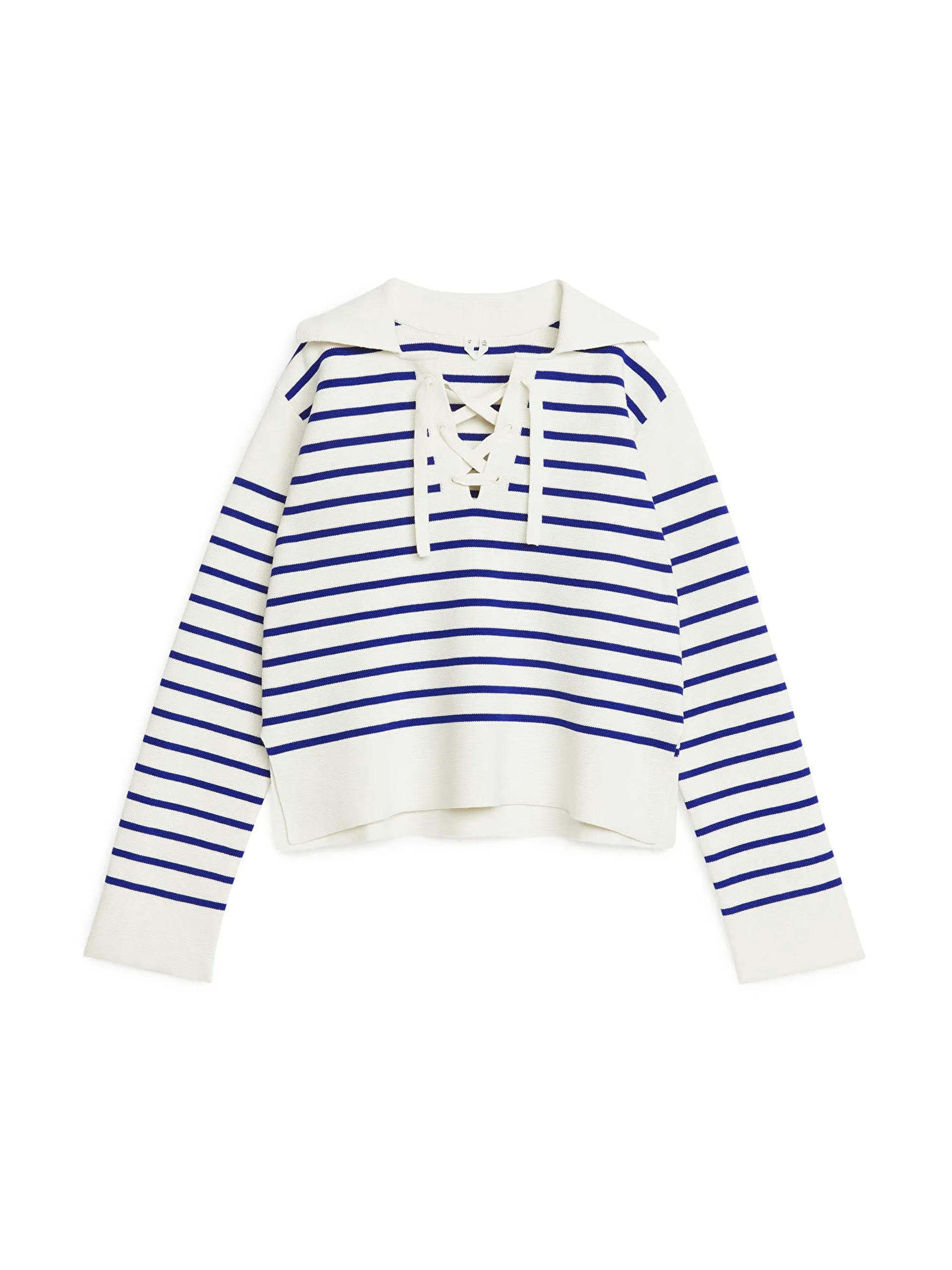 Lace blue and white jumper
