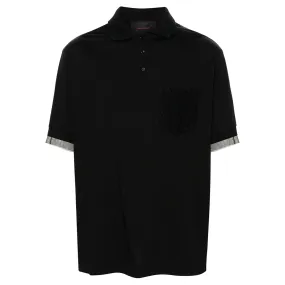 Lace Pocket Polo Shirt