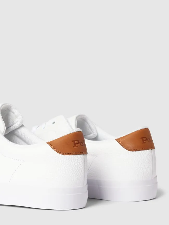 Leather sneakers model "LONGWOOD" Polo Ralph Lauren, white