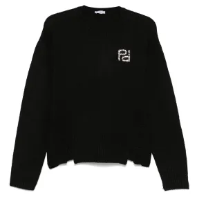 Logo Embellished Sweater