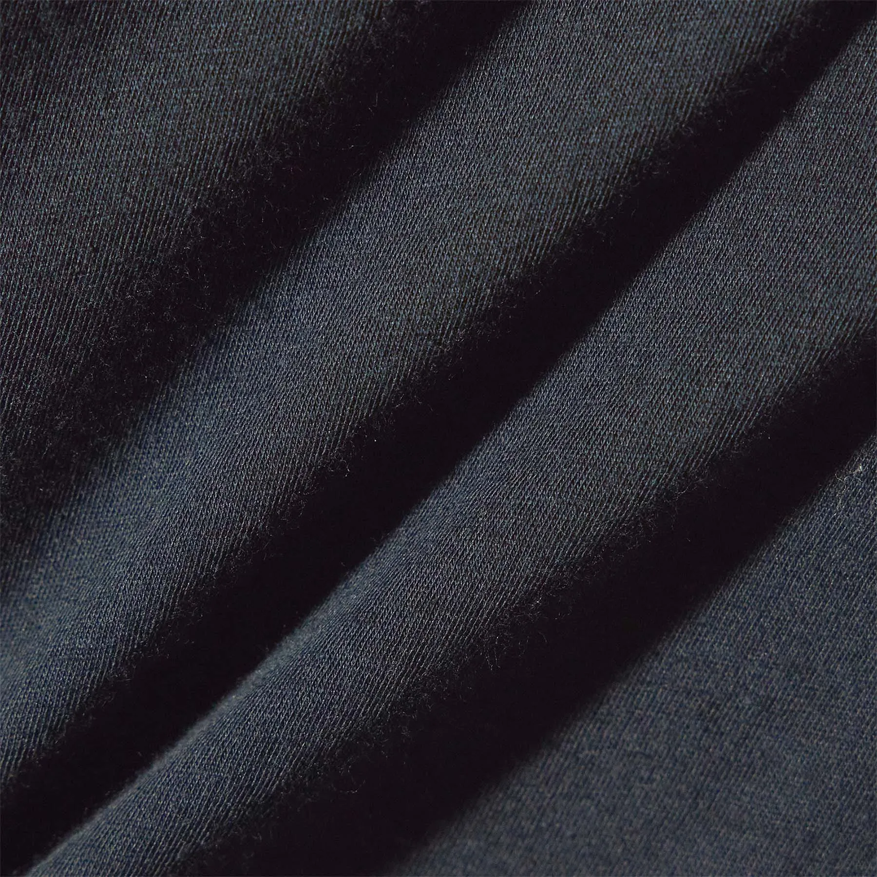Luxe Lotus Jersey Long Sleeve Polo - French Navy