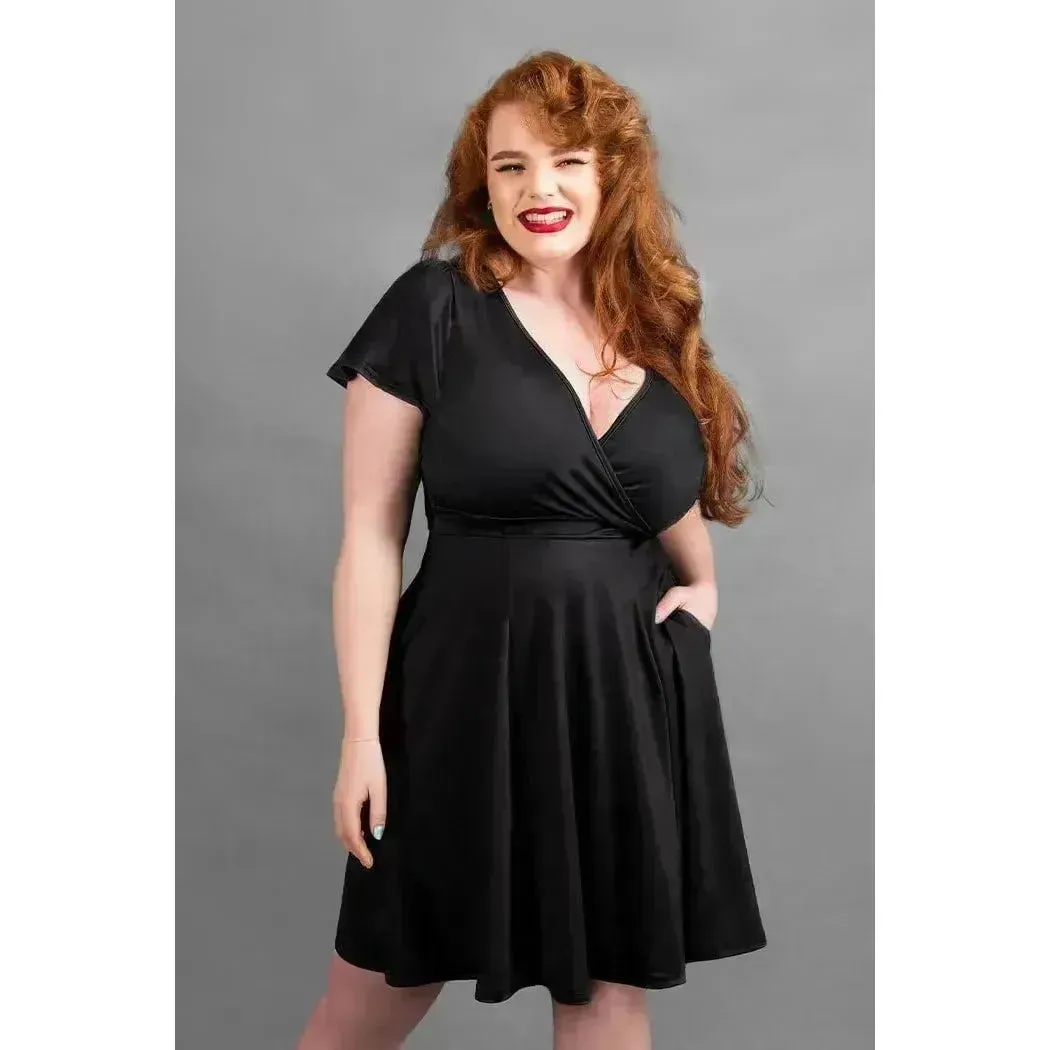 Lyra Mini Dress - Black