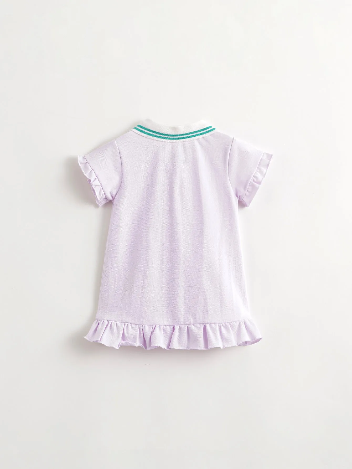 MARC & JANIE Girls Lace Polo Neck Sport Dress 230826