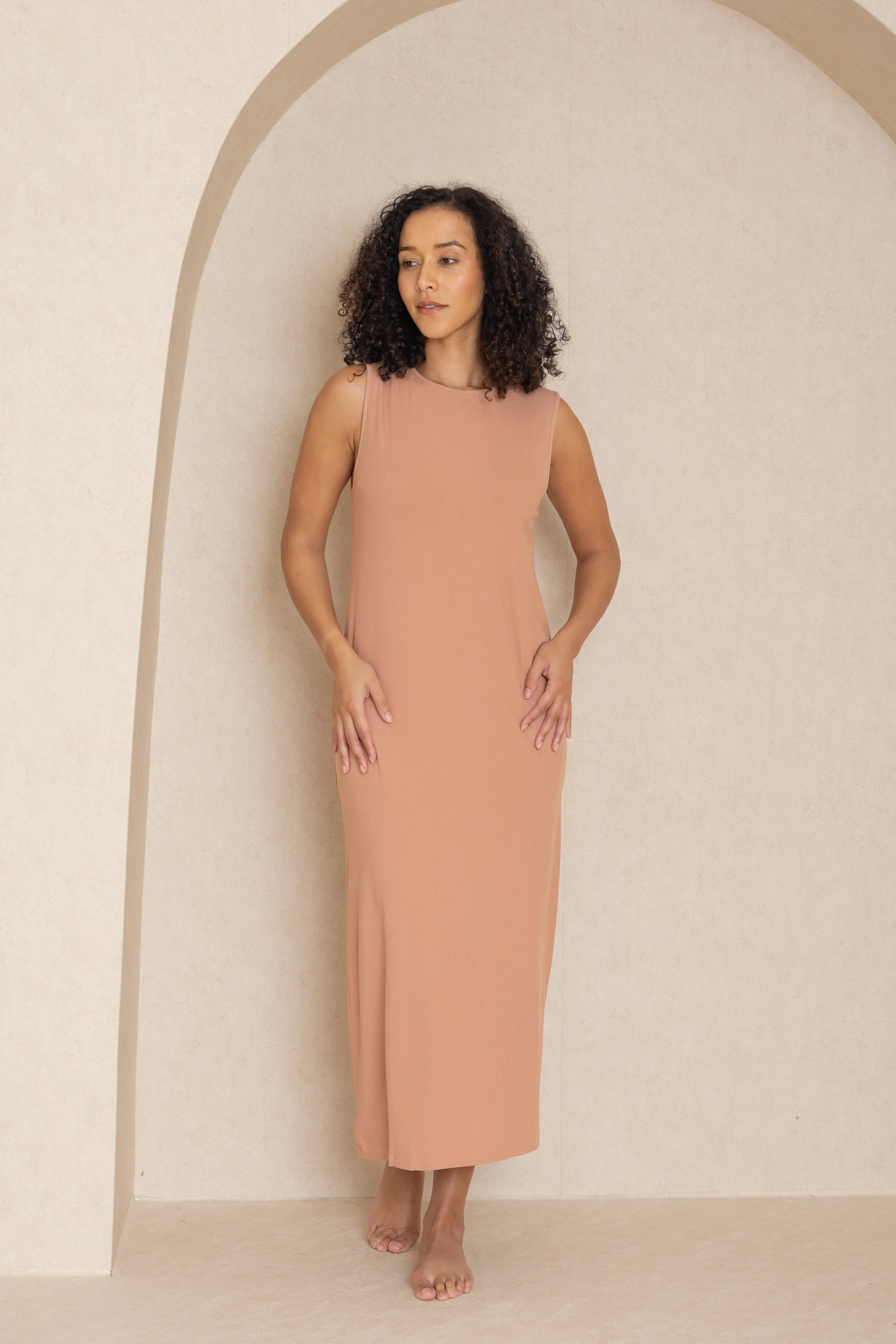Mauve Basic Jumper Maxi