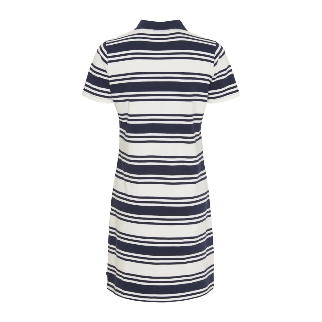 Melina Dress - Pearl/SR Navy