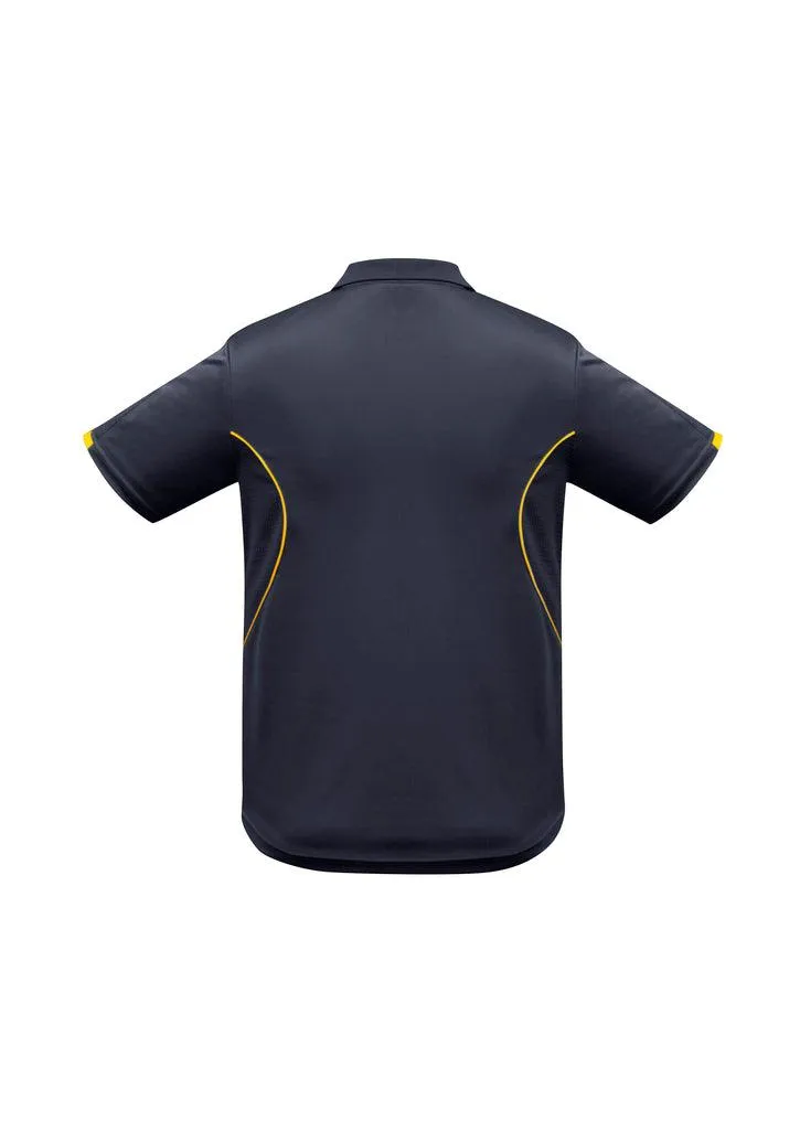 Mens Razor Polo Navy/Gold