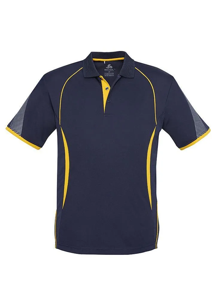 Mens Razor Polo Navy/Gold