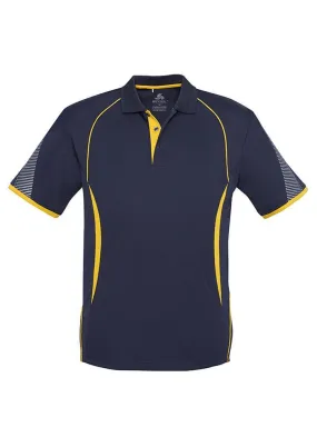 Mens Razor Polo Navy/Gold