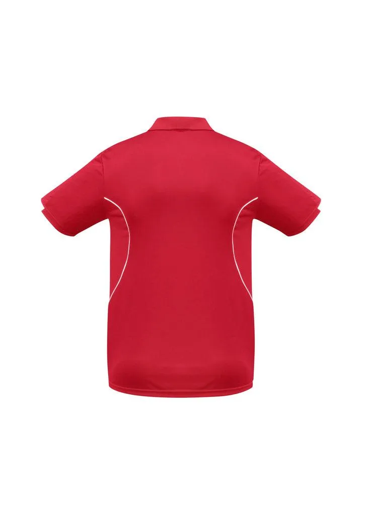 Mens Razor Polo Red/White