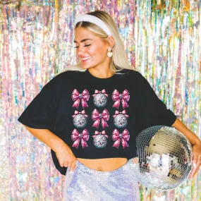 New Year's Disco Ball Coquette Shirt