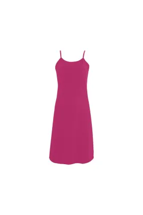Peacock Pink D05 BACK Alcestis Slip Dress (Model D05)