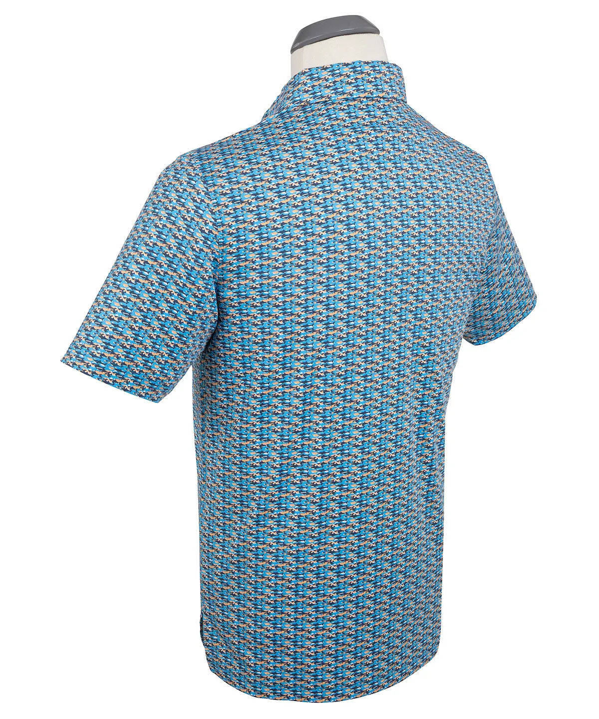 Performance Shark Print Polo